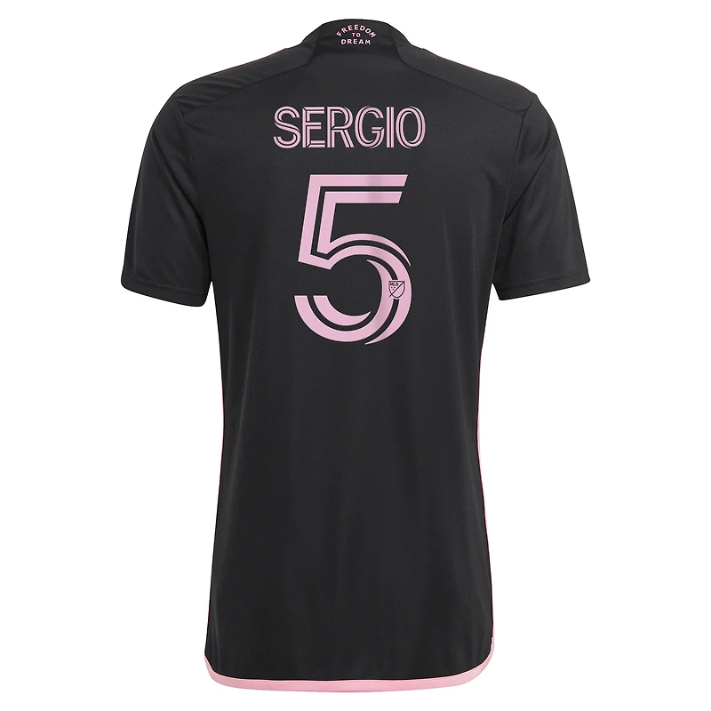 Maillot Homme adidas Sergio Busquets Inter Miami CF 2023 La Noche Replica Player Noir
