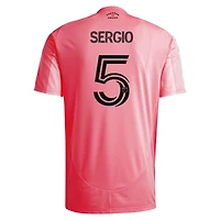 Maillot réplique adidas Sergio Busquets rose clair Inter Miami CF 2025 Euforia pour homme