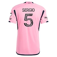 Men's adidas Sergio Busquets Pink Inter Miami CF 2024 2getherness Authentic Player Jersey