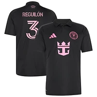 Men's adidas Sergio Reguilón Black Inter Miami CF 2026 Presagio Replica Jersey