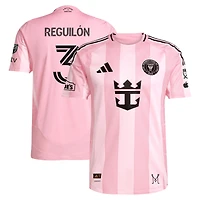 Men's adidas Sergio Reguilón Pink Inter Miami CF 2025  On-Field Authentic Jersey