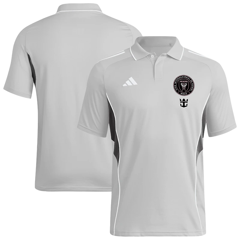 Polo d'entraînement adidas Silver Inter Miami CF 2025 pour homme