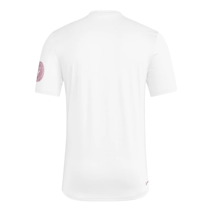 T-shirt adidas blanc pour homme, collection archives Inter Miami CF 2025