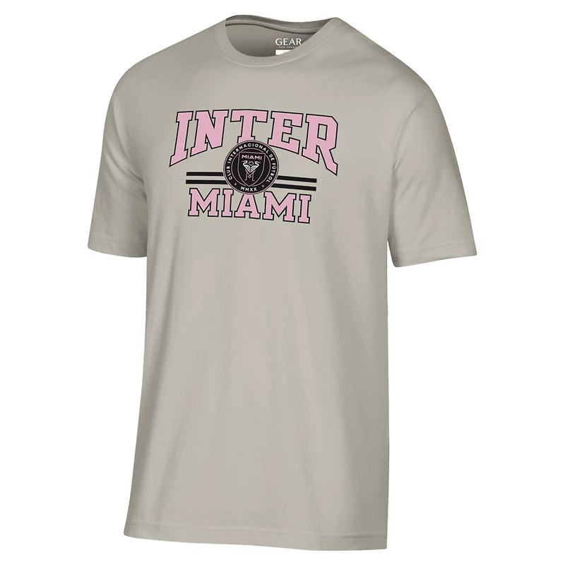 T-shirt beige Inter Miami CF pour homme, grande taille et doux