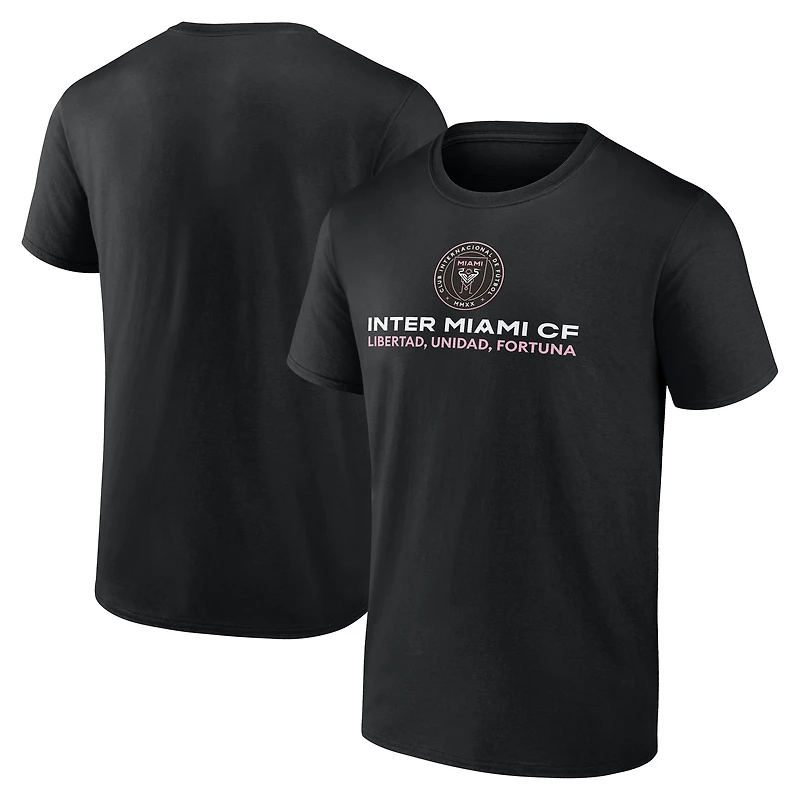T-shirt noir pour homme Inter Miami CF Blind Side