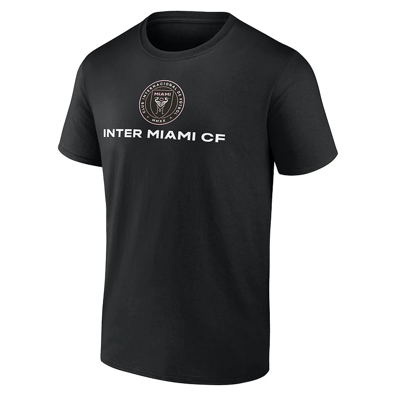 T-shirt noir pour homme Inter Miami CF Heart and Soul