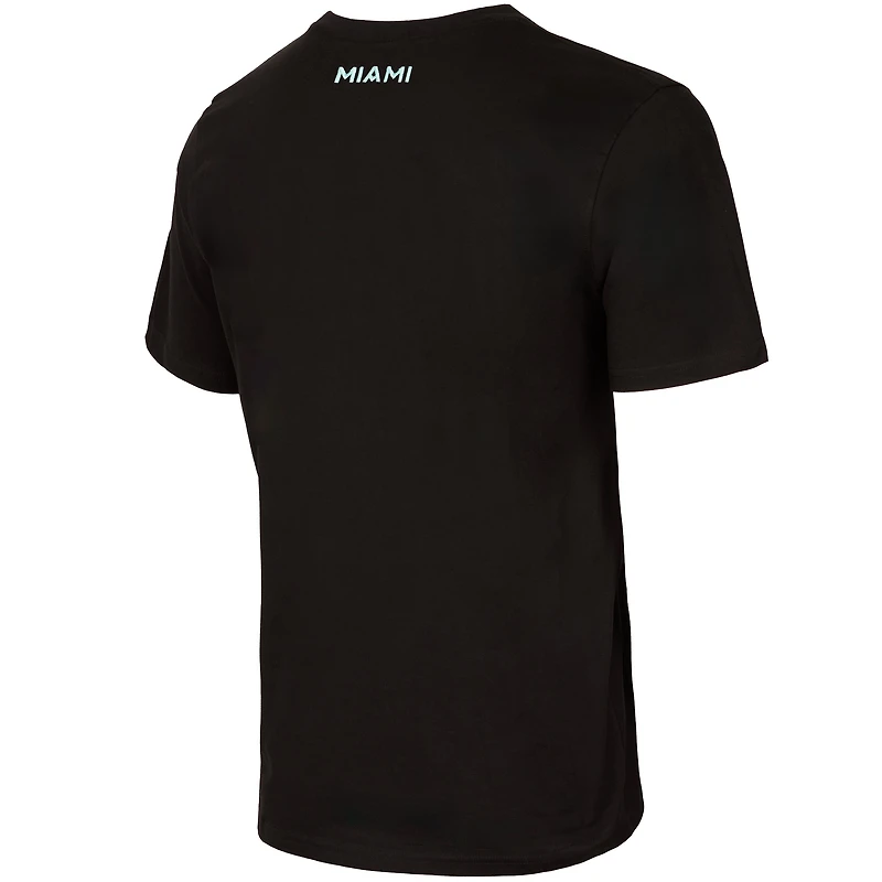 T-shirt décontracté noir Inter Miami CF Heavy pour homme