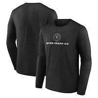 Men's  Black Inter Miami CF Official Logo Long Sleeve T-Shirt