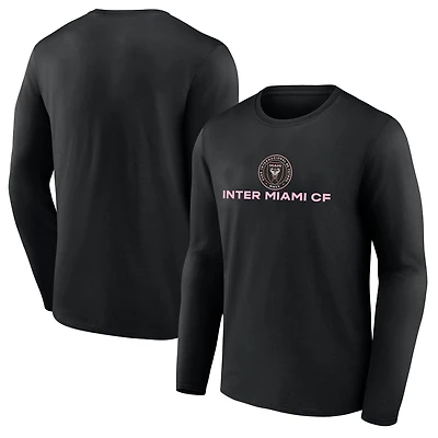 Men's  Black Inter Miami CF We Are Icon Long Sleeve T-Shirt
