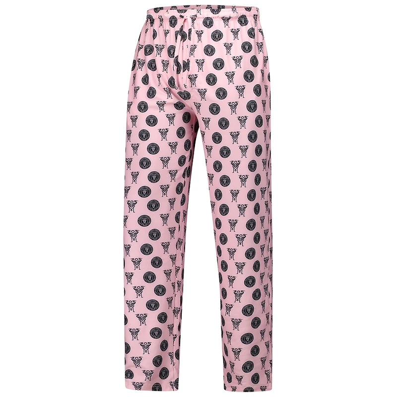 Pantalon de nuit Inter Miami CF Record rose pour homme Concepts Sport