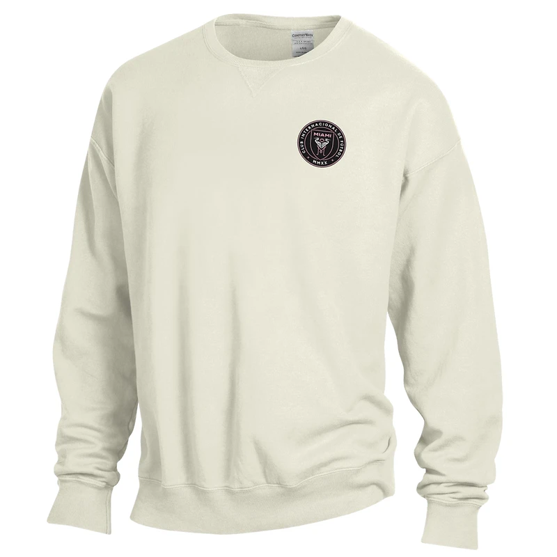 Sweat-shirt polaire crème Inter Miami CF pour homme