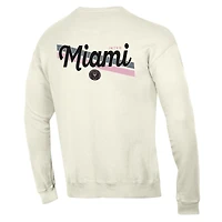 Men's  Cream Inter Miami CF Fleece Sweatshirt