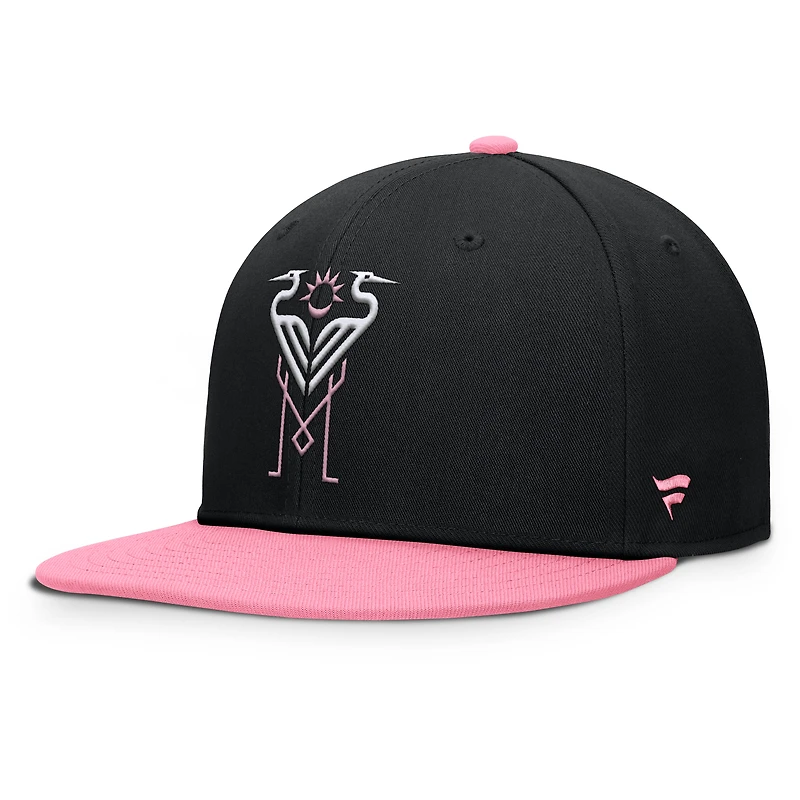 Casquette snapback noire Inter Miami CF Sitter pour homme Fanatics