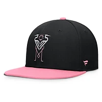 Casquette snapback noire Inter Miami CF Sitter pour homme Fanatics