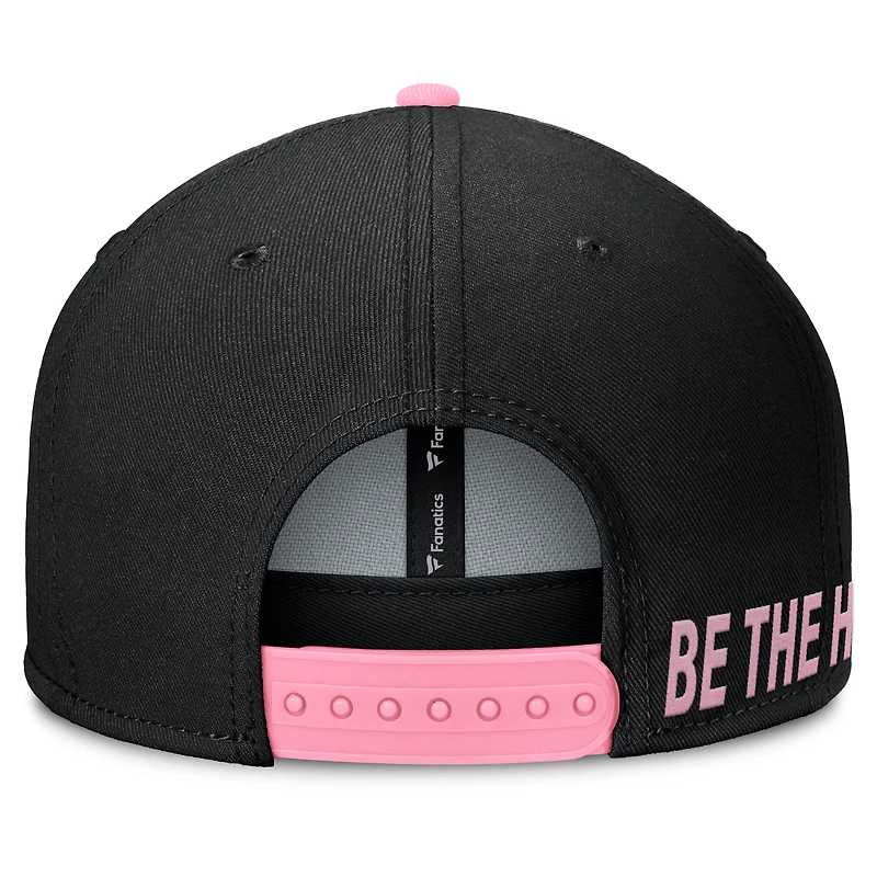 Casquette snapback noire Inter Miami CF Sitter pour homme Fanatics