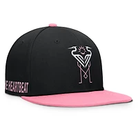 Casquette snapback noire Inter Miami CF Sitter pour homme Fanatics