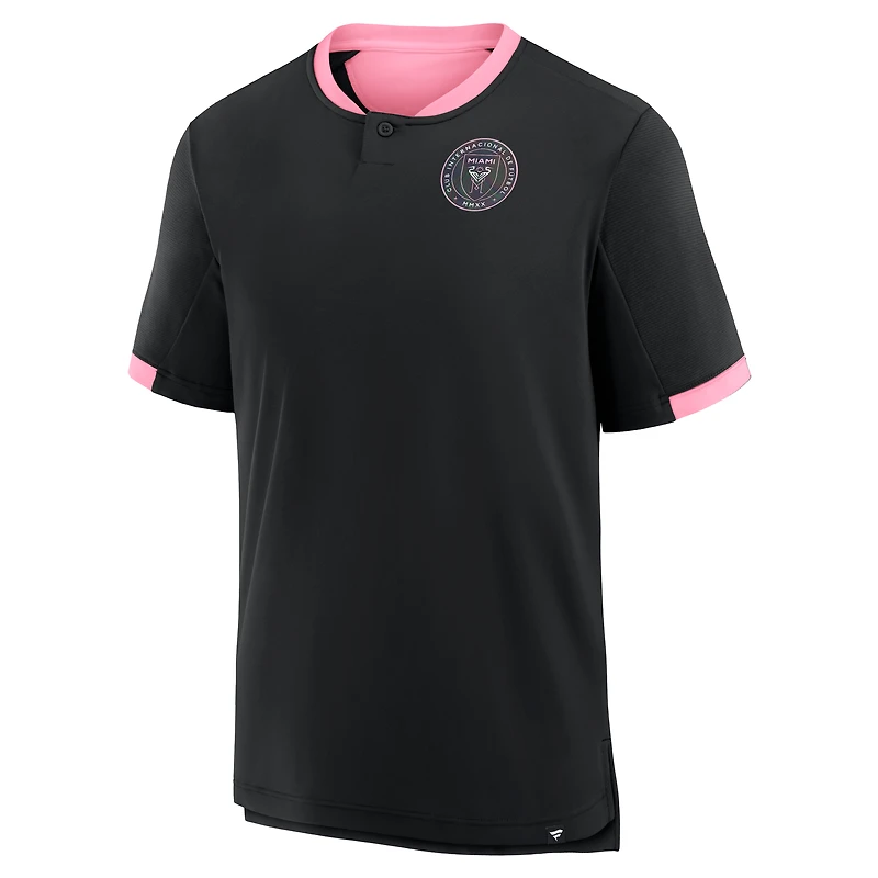 Men's Fanatics Black Inter Miami CF Stoppage Time Striker T-Shirt