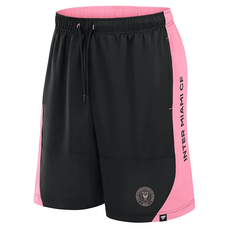 Short de touche Fanatics noir Inter Miami CF pour homme