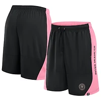 Short de touche Fanatics noir Inter Miami CF pour homme