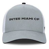 Casquette trucker ajustable Fanatics grise Inter Miami CF pour homme
