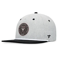Casquette snapback de golfeur Inter Miami CF Chip pour homme, gris chiné, Fanatics