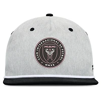 Casquette snapback de golfeur Inter Miami CF Chip pour homme, gris chiné, Fanatics