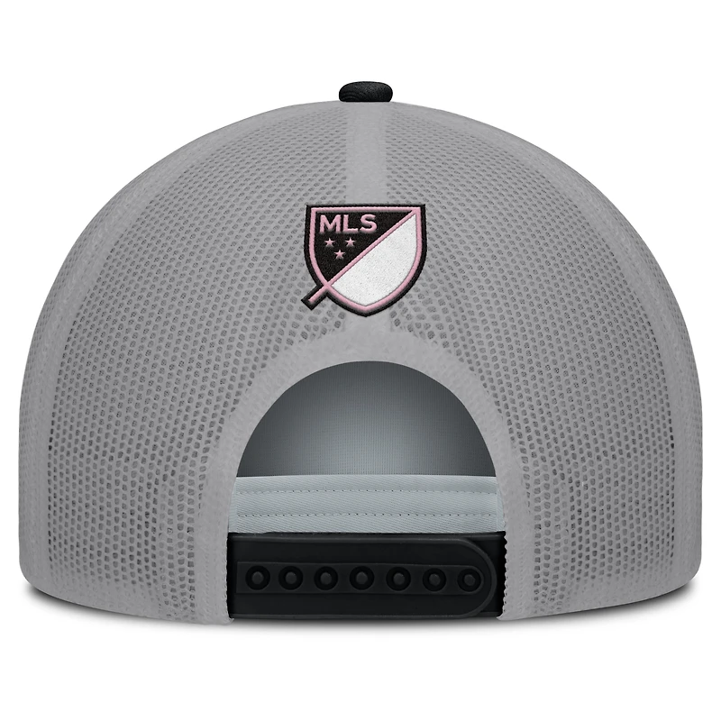 Men's Fanatics White Inter Miami CF On Deck A-Frame Trucker Adjustable Hat