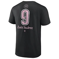 Men's Luis Suarez Black Inter Miami CF 2025 MLS Cup Champions Name & Number T-Shirt