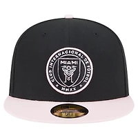 Casquette ajustée Inter Miami CF 2025 Kickoff 59FIFTY noire New Era pour homme