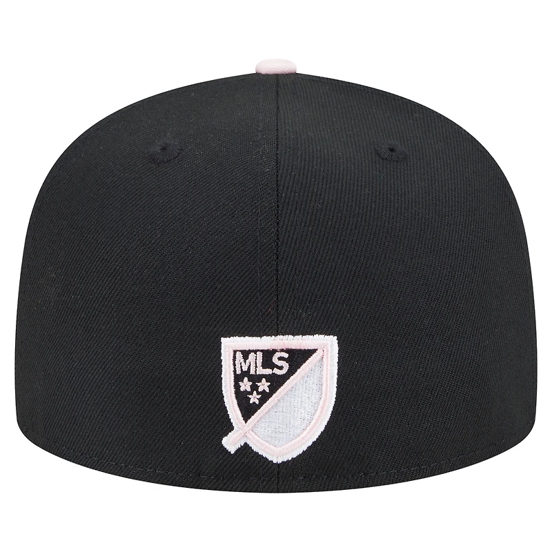 Casquette ajustée Inter Miami CF 2025 Kickoff 59FIFTY noire New Era pour homme