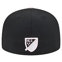 Casquette ajustée Inter Miami CF 2025 Kickoff 59FIFTY noire New Era pour homme