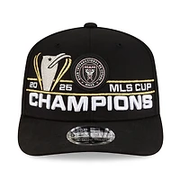 Men's New Era  Black Inter Miami CF 2025 MLS Cup Champions Locker Room 9SEVENTY Adjustable Hat