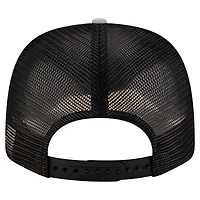 Casquette ajustable extensible à boutons-pression New Era Inter Miami CF 9SEVENTY gris chiné pour homme