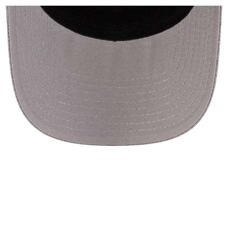Casquette ajustable extensible à boutons-pression New Era Inter Miami CF 9SEVENTY gris chiné pour homme