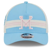 Casquette ajustable New Era bleu clair/blanc Inter Miami CF 2025 Jersey Hook 9FORTY M-Crown pour homme