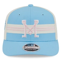 Men's New Era  Light Blue/White Inter Miami CF 2025 Third 9SEVENTY Stretch-Snap Hat