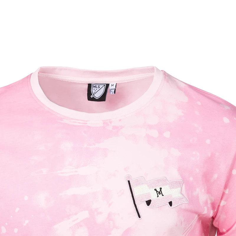 T-shirt décontracté à manches longues pour homme avec logo Sport Design Suède Inter Miami CF 2025 rose