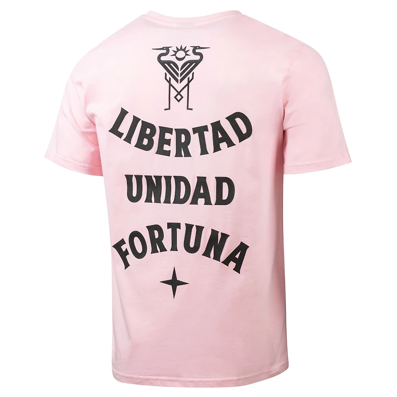 T-shirt décontracté rose Inter Miami CF Flow de marque Sport Design Sweden pour homme