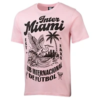 Men's Sport Design Sweden Pink Inter Miami CF Founders Script Relaxed T-Shirt