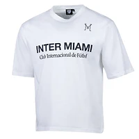 Men's Sport Design Sweden  White Inter Miami CF Celestial Oversized Graphic T-Shirt