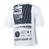 Men's Sport Design Sweden  White Inter Miami CF Celestial Oversized Graphic T-Shirt