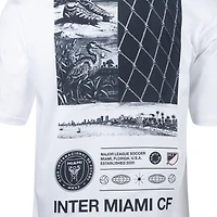 T-shirt graphique oversize blanc Inter Miami CF Céleste de la marque Men's Sport Design Sweden