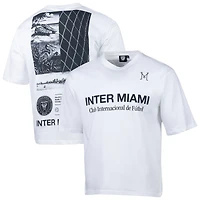 T-shirt graphique oversize blanc Inter Miami CF Céleste de la marque Men's Sport Design Sweden