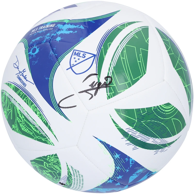 Sergio Busquets Inter Miami CF Autographed adidas 2025 MLS Soccer Ball