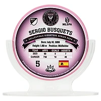 Signables Sergio Busquets Inter Miami CF 2024 Signature Sports à collectionner