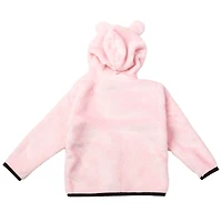 Sweat à capuche zippé en peluche Tie-Breaker Teddy rose de l'Inter Miami CF pour tout-petits