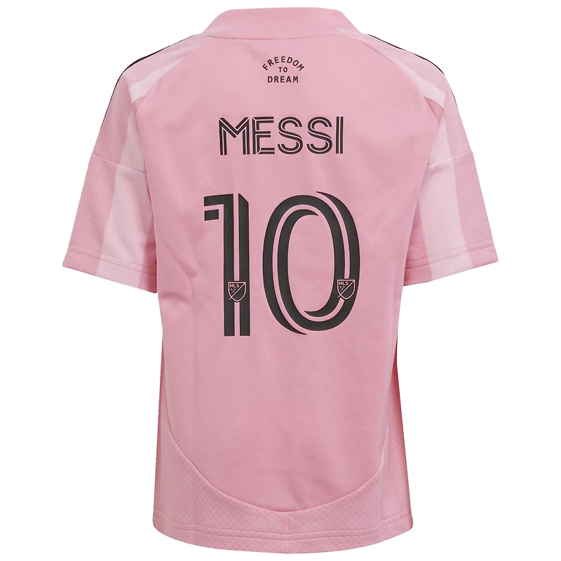Kit mini Euforia Inter Miami CF 2025 rose clair pour tout-petits adidas Lionel Messi