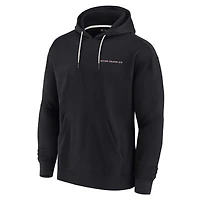 Sweat à capuche unisexe Fanatics noir Inter Miami CF Elements en polaire super douce