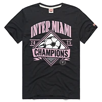 Unisex Homage  Charcoal Inter Miami CF 2025 MLS Cup Champions Tri-Blend T-Shirt