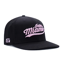 Casquette unisexe Live Breathe Futbol noire Inter Miami CF Swoop ajustable